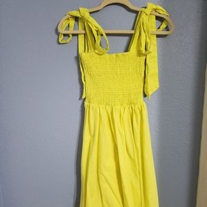 Tie strap dress